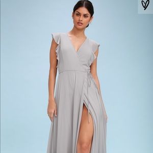 Grey/Taupe Bridesmaid Dress